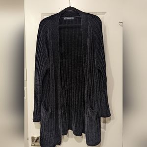 EXTRA SOFT Navy Blue Chenille Zara Cardigan